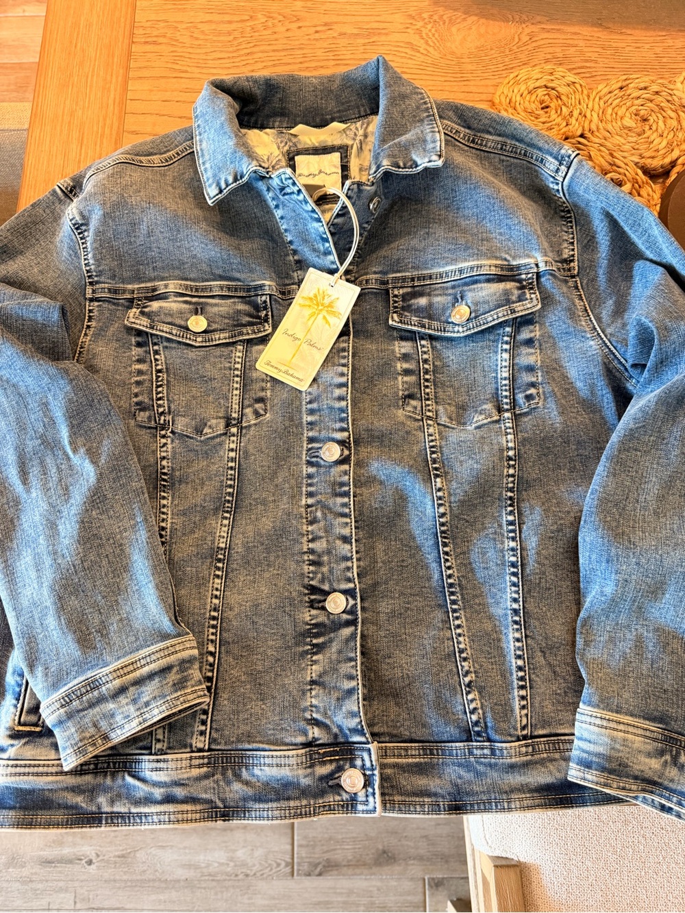NWT Tommy Bahama Women’s Classic Blue Denim Jacket